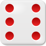 die showing six